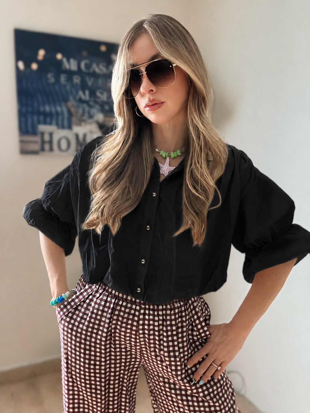 Bubble Black top