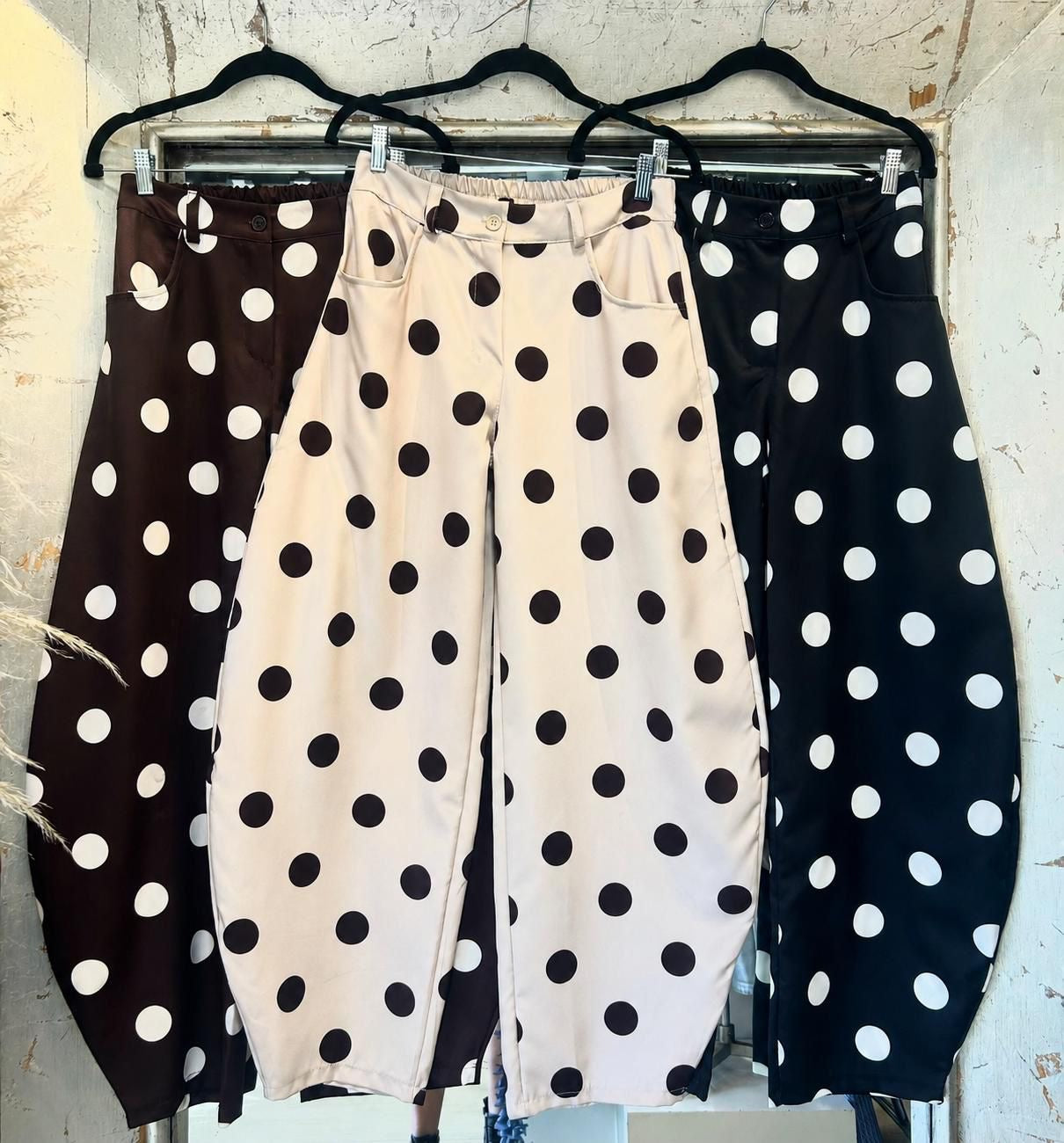 Polka Barrel Pant