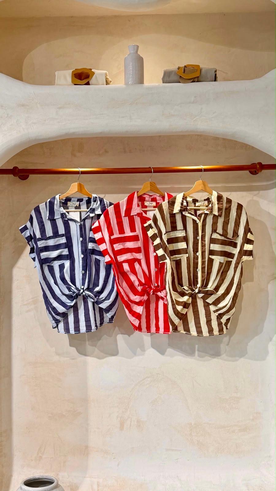 Stripe Italy top