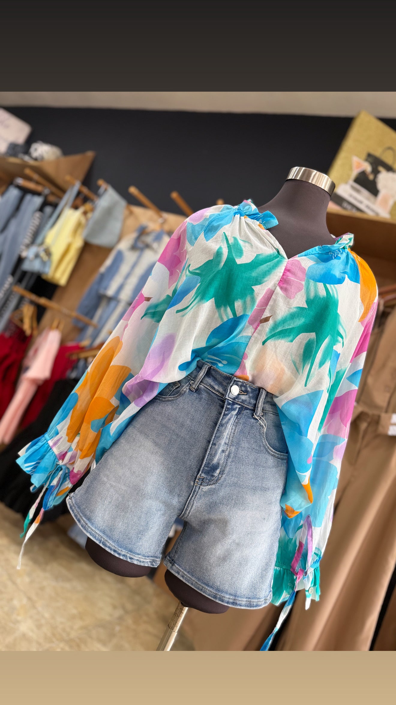 Italy Print Top