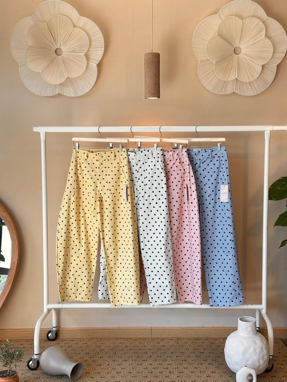 Polka dots barrel Pant