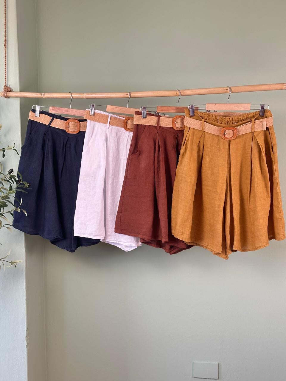 Linen Short Set