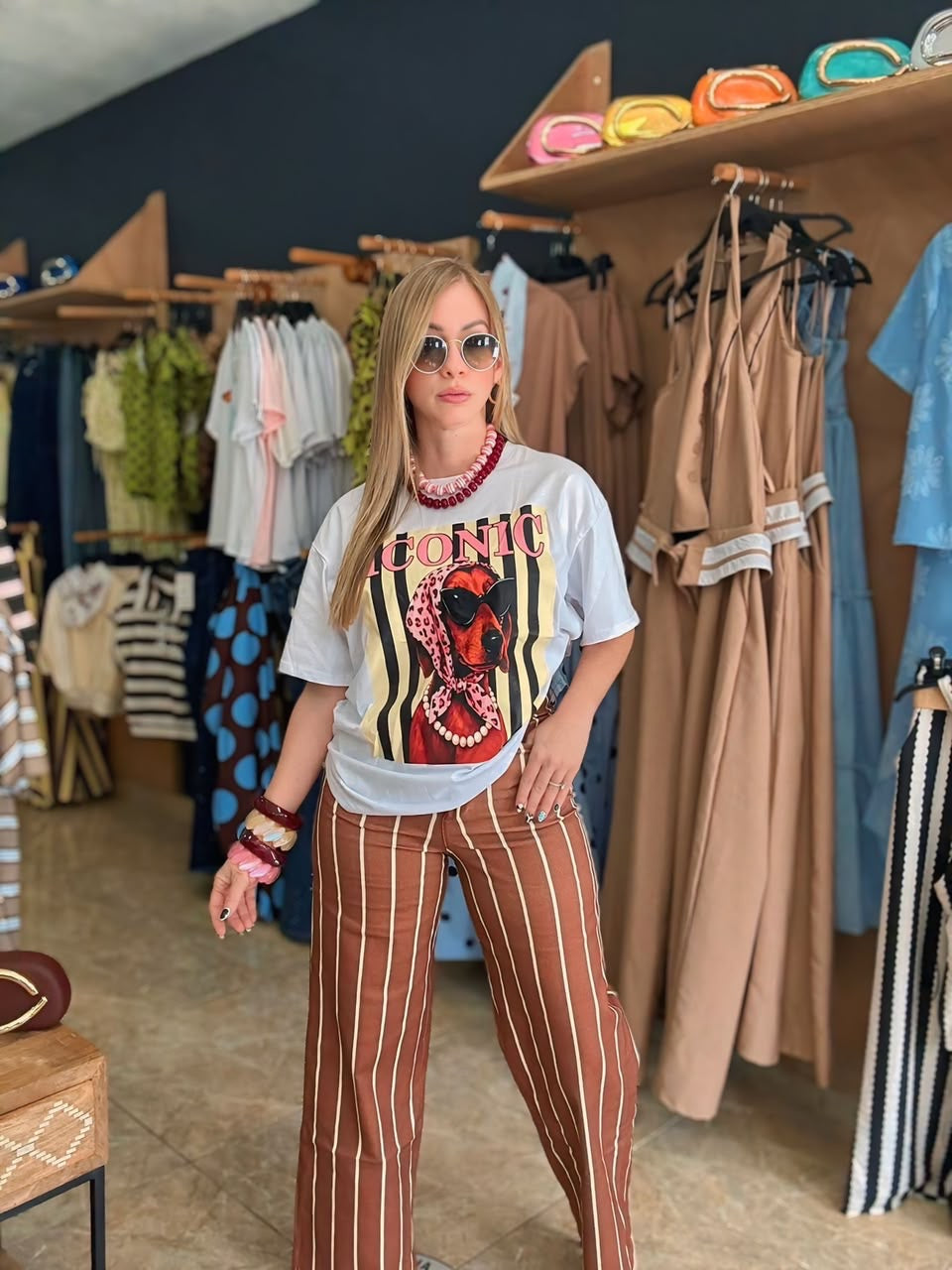 Denim Stripe pants