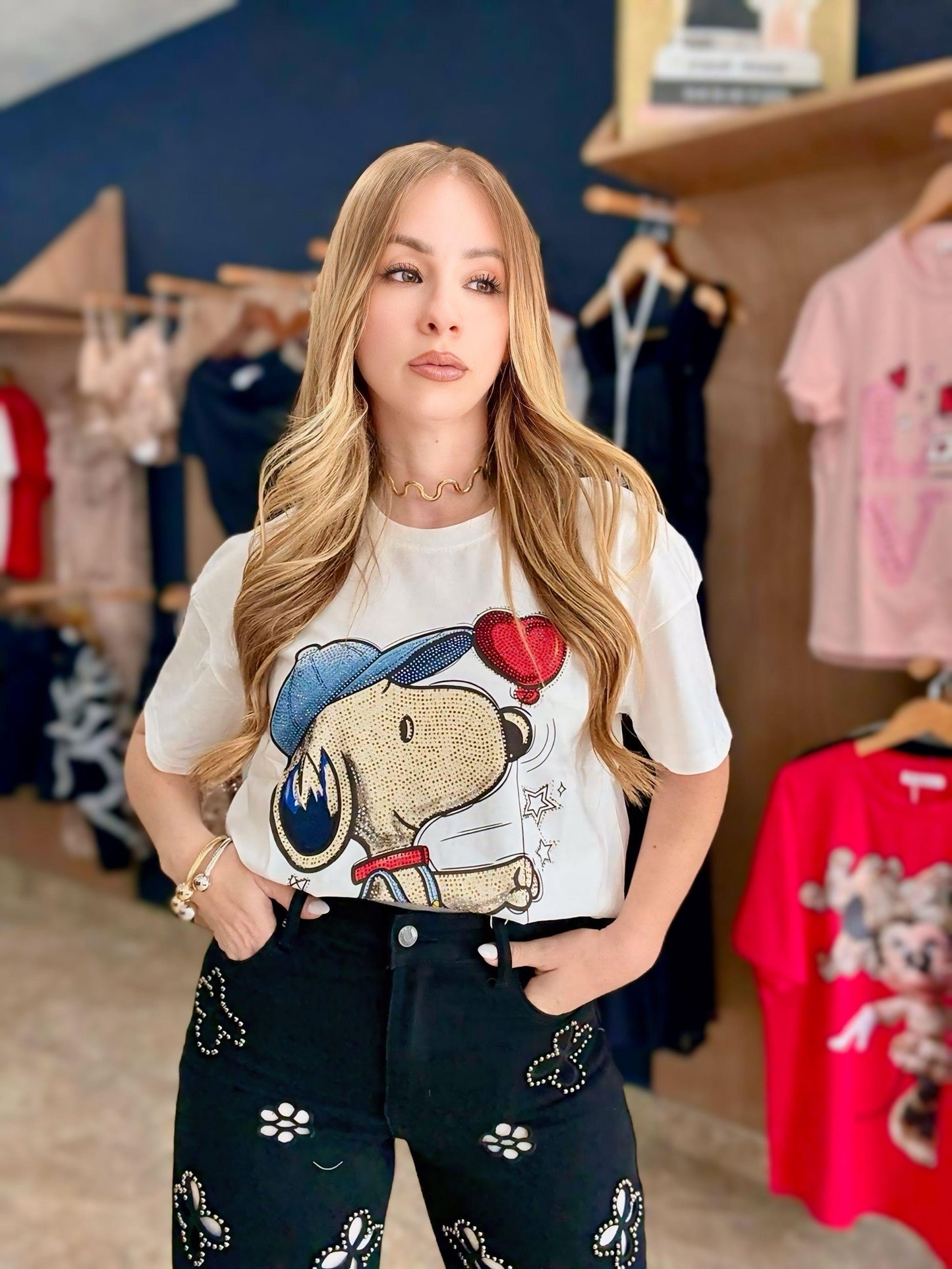 Snoopy white Tshirt