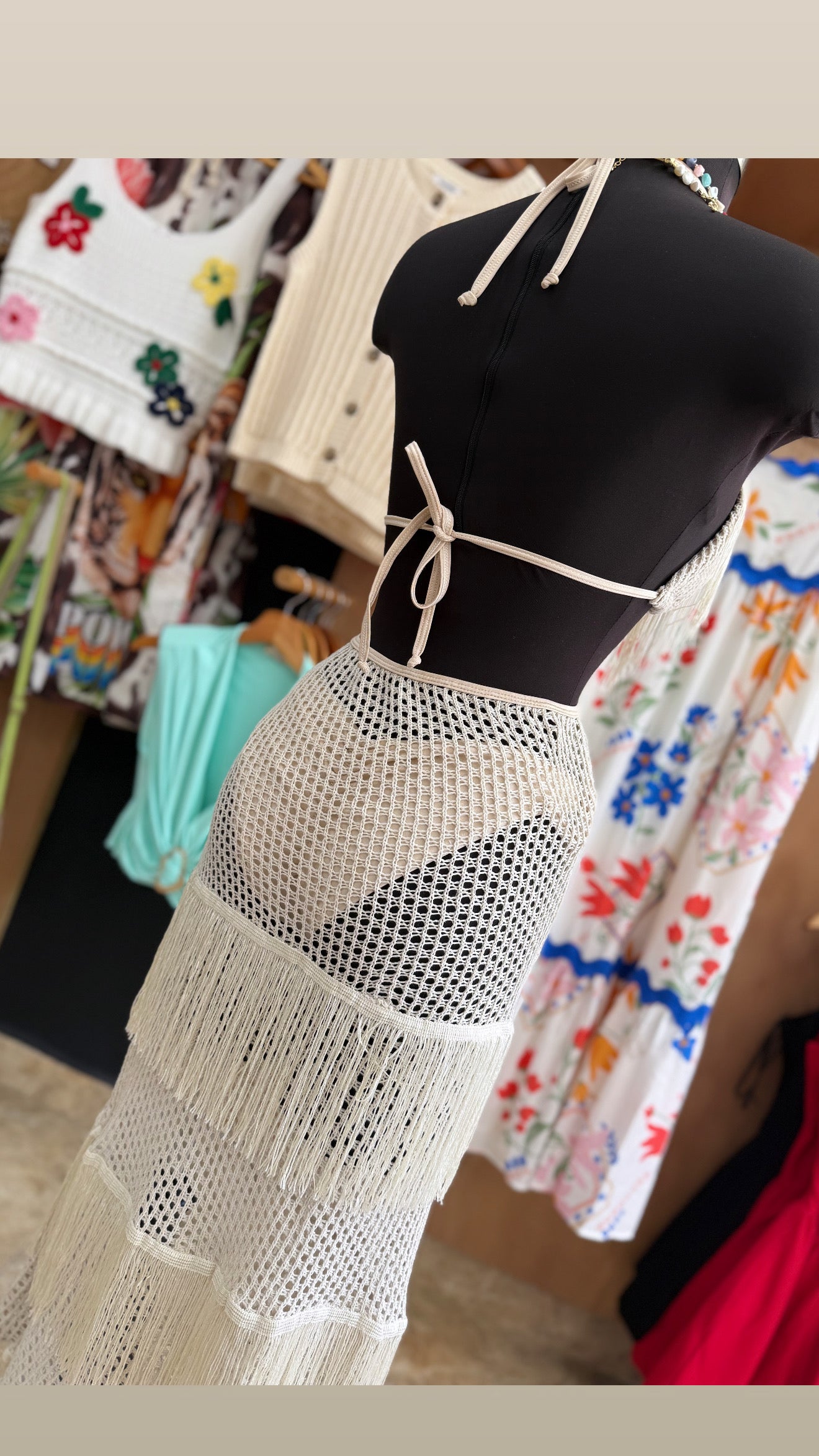 Trío cuver Up swimsuit