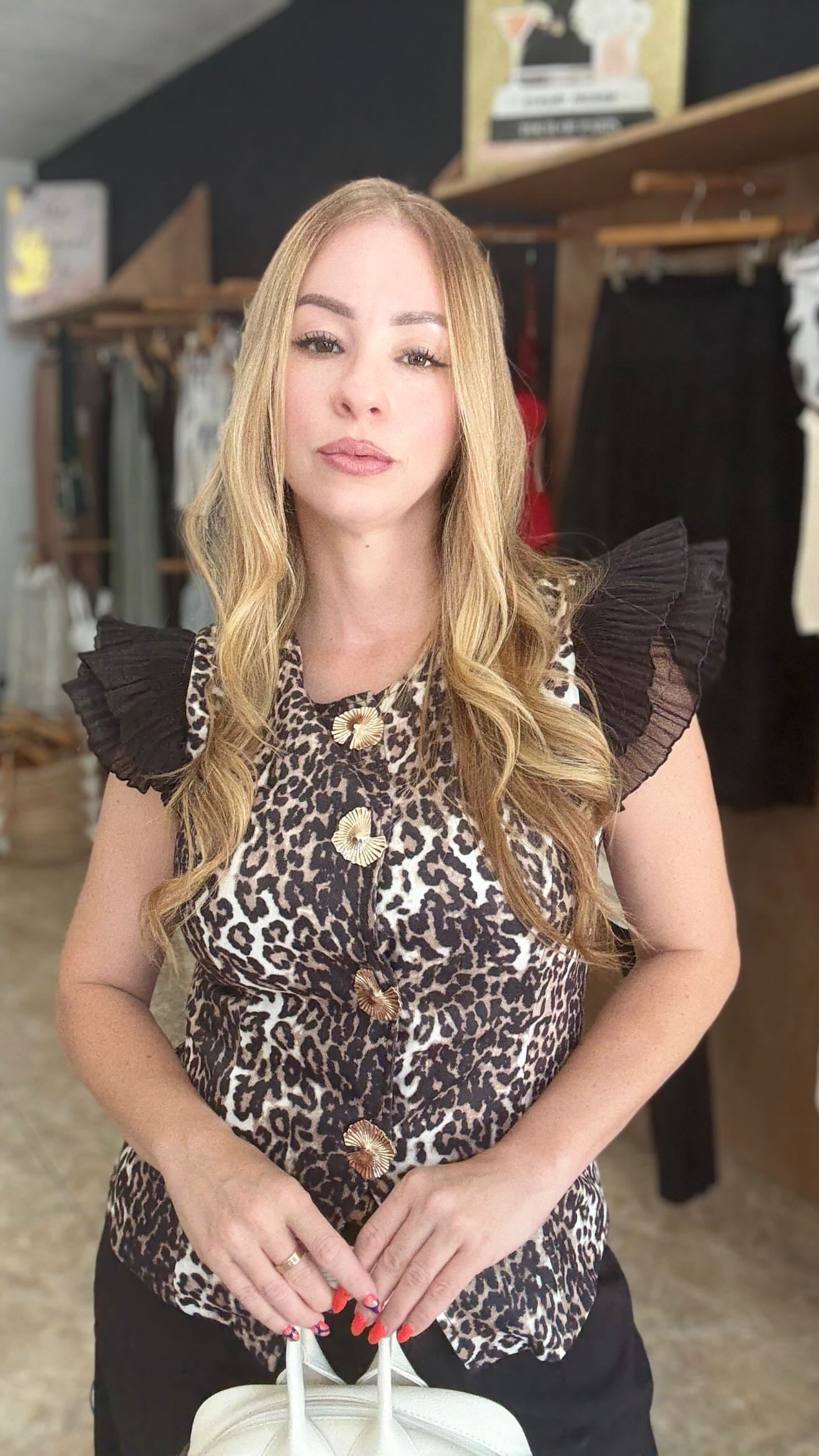 Animal Print Top