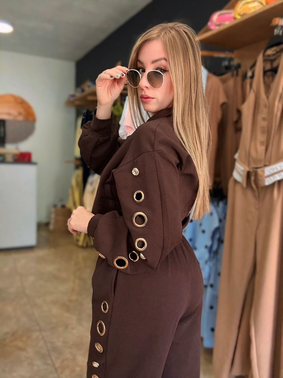 Brown & Gold Set
