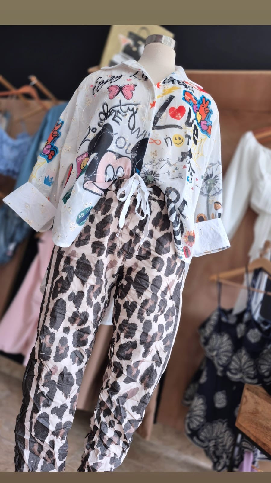 Animal Print Joggers