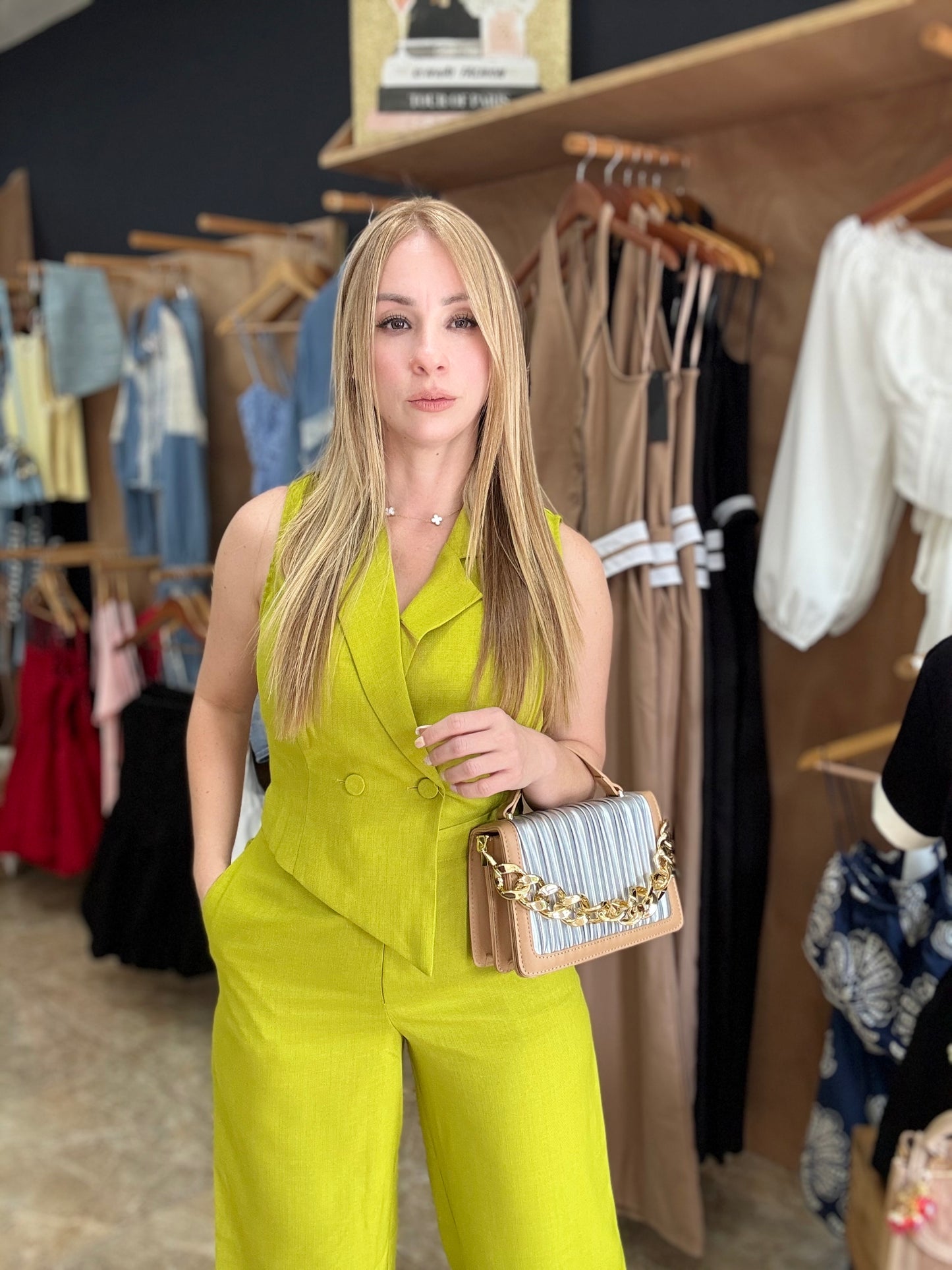 Lime Jumpsuit
