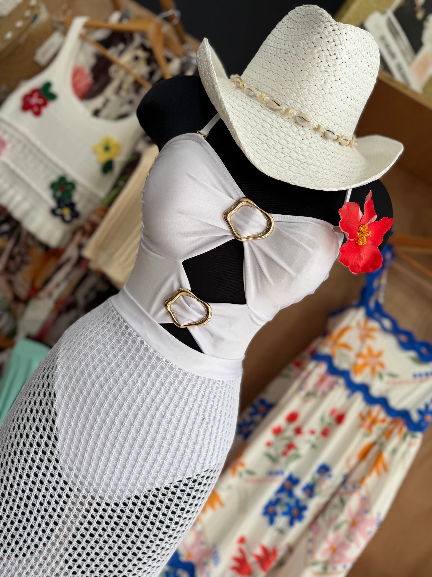 One piece cover Up swimsuit