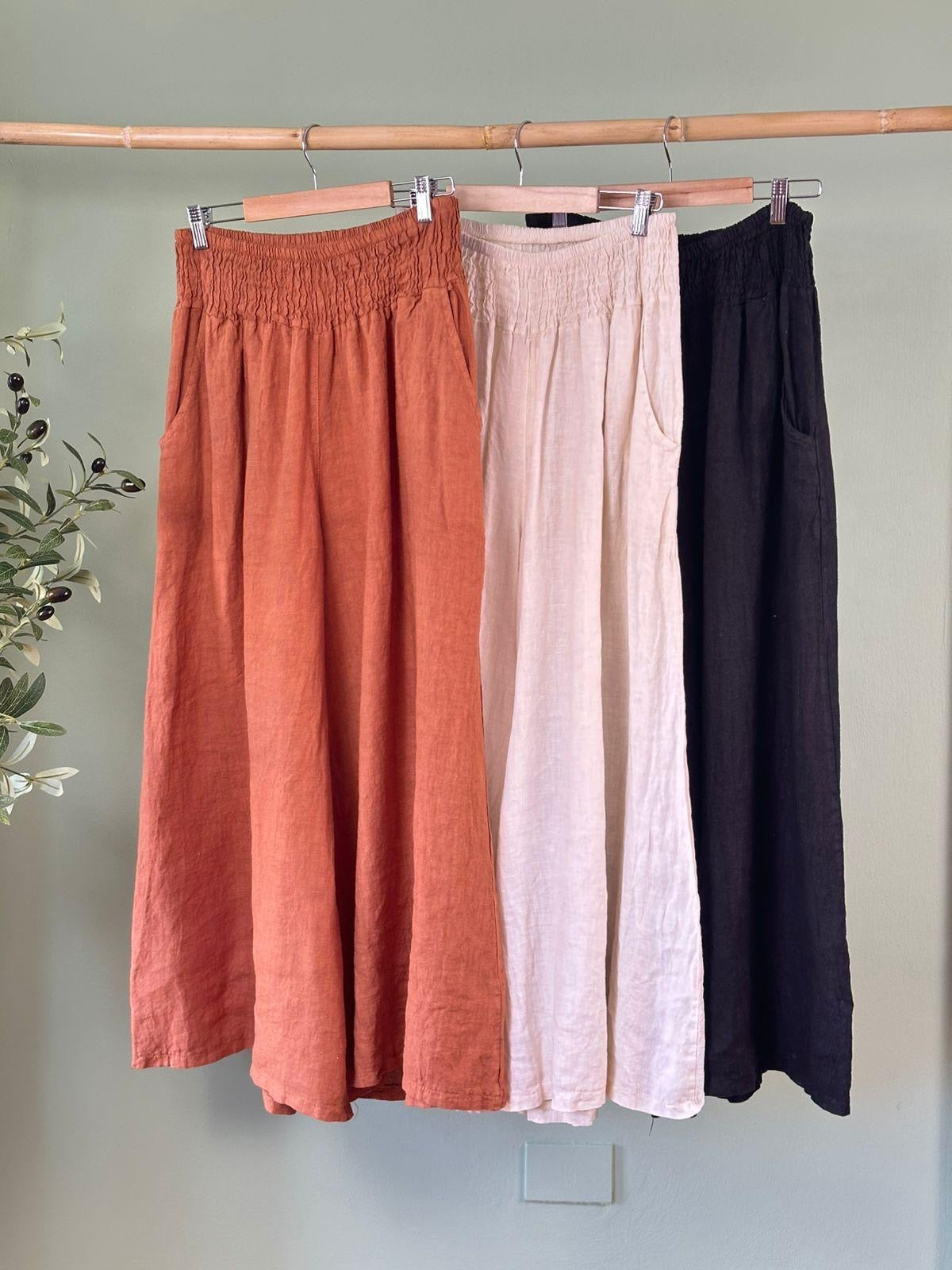 Linen vest set