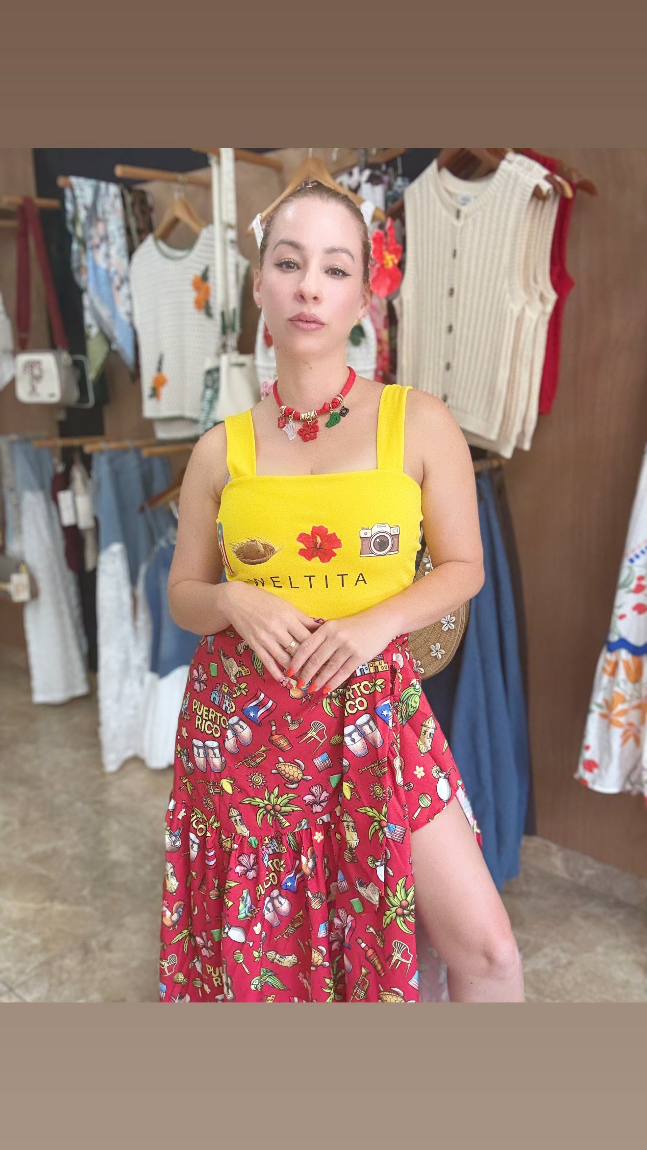 Weltita Crop top 🇵🇷🌺📸