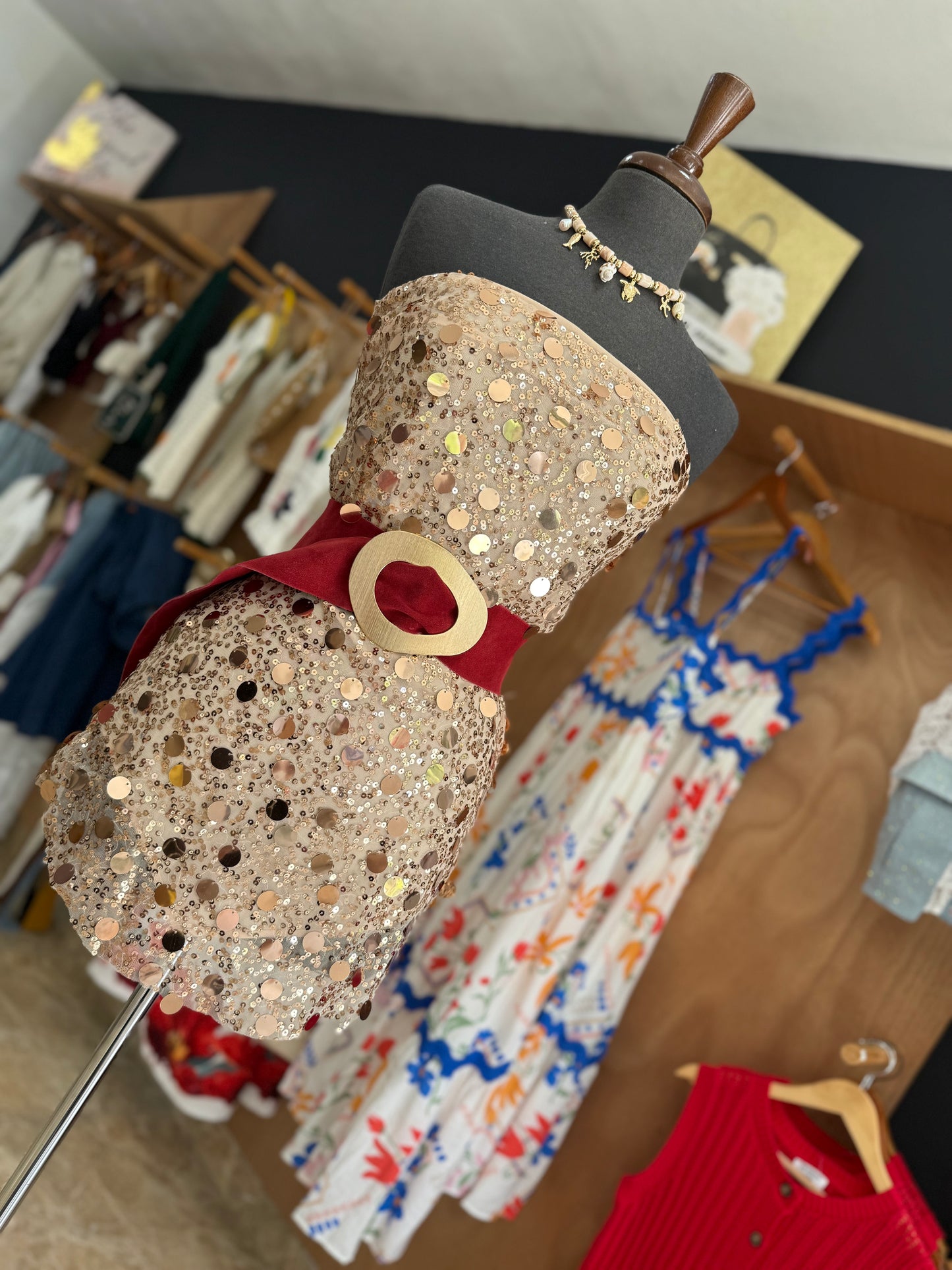 Rose Gold Sequin Set