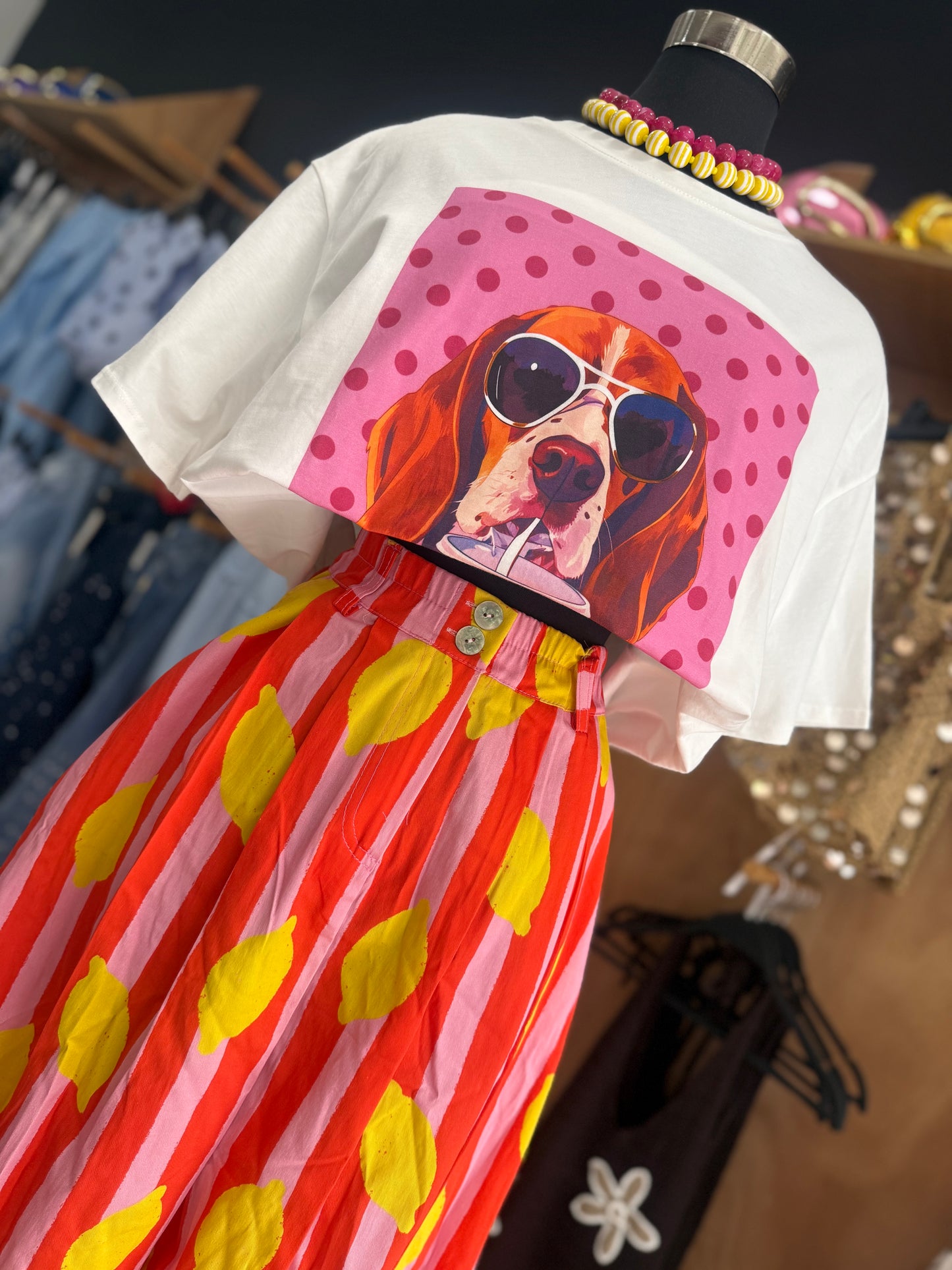 Polka Dog Tshirt