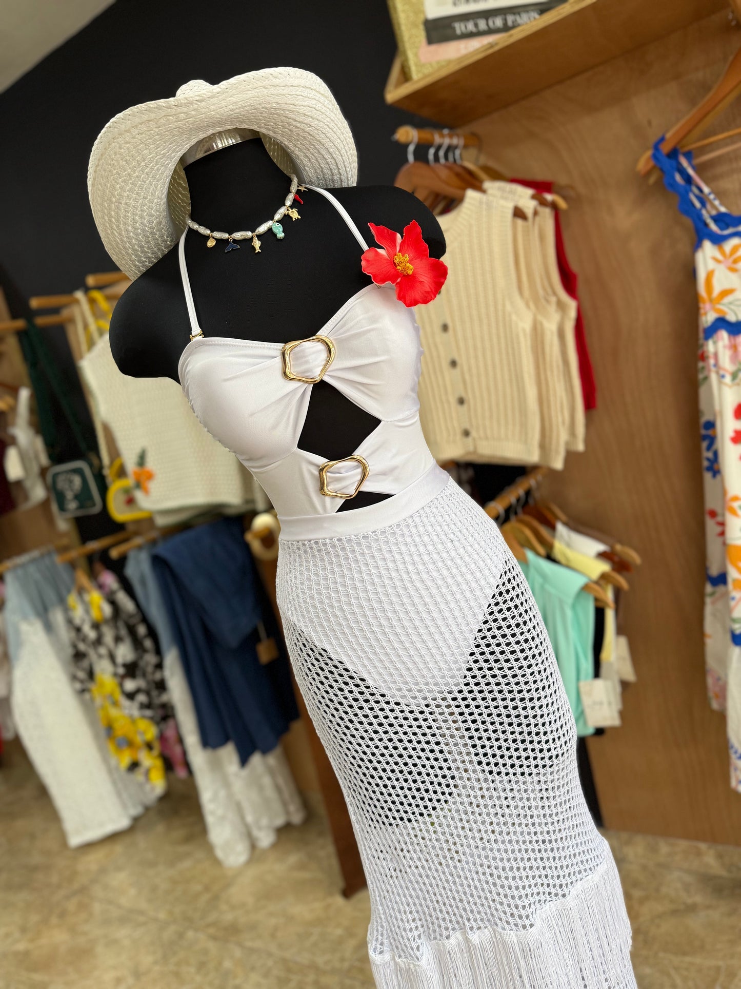 One piece cover Up swimsuit