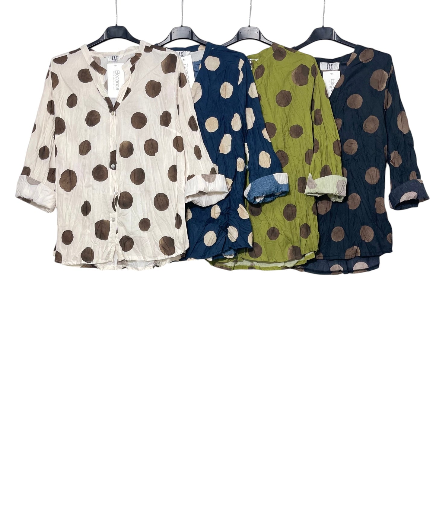 Italy Polka top (One Size )