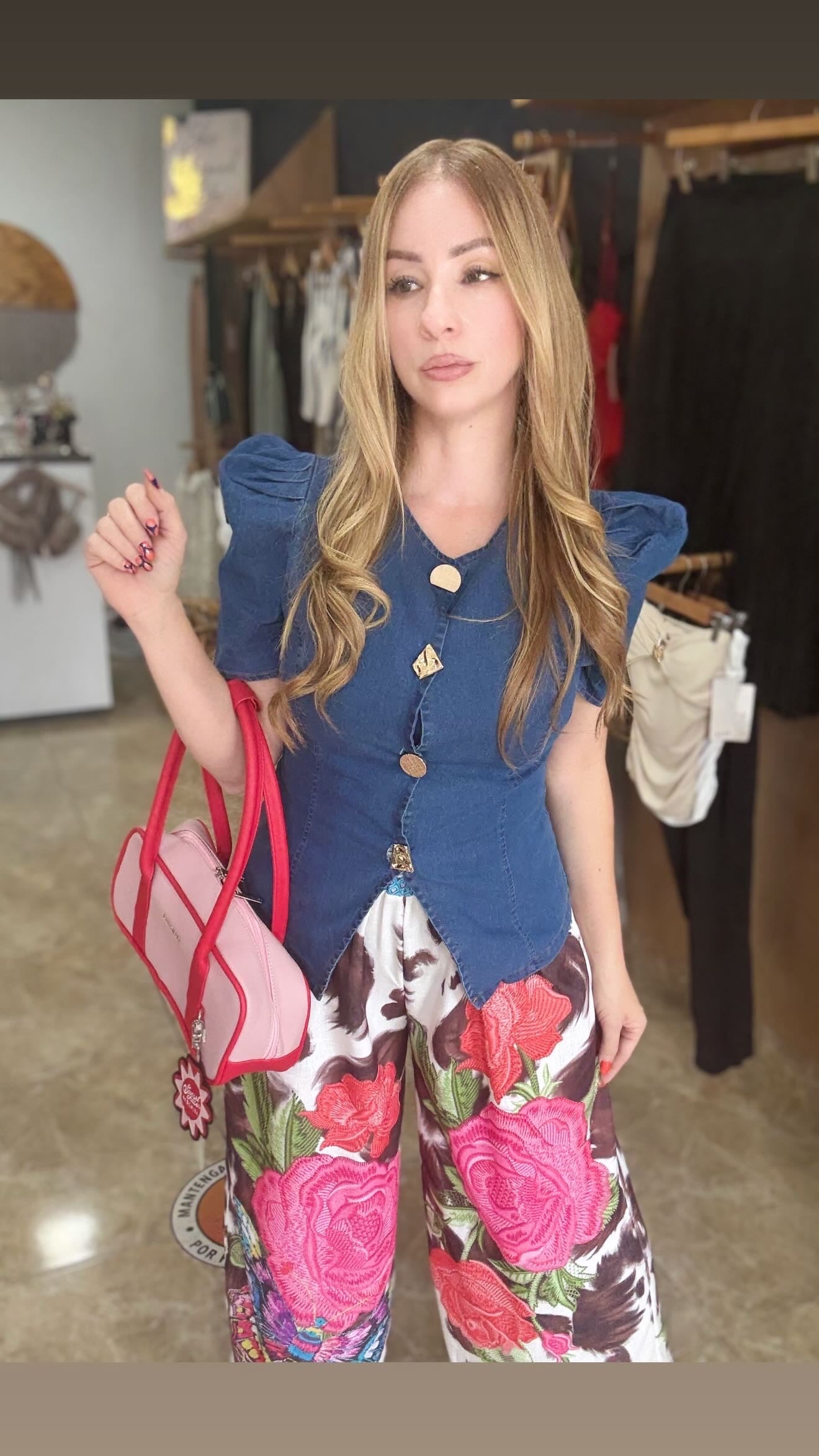Denim Top