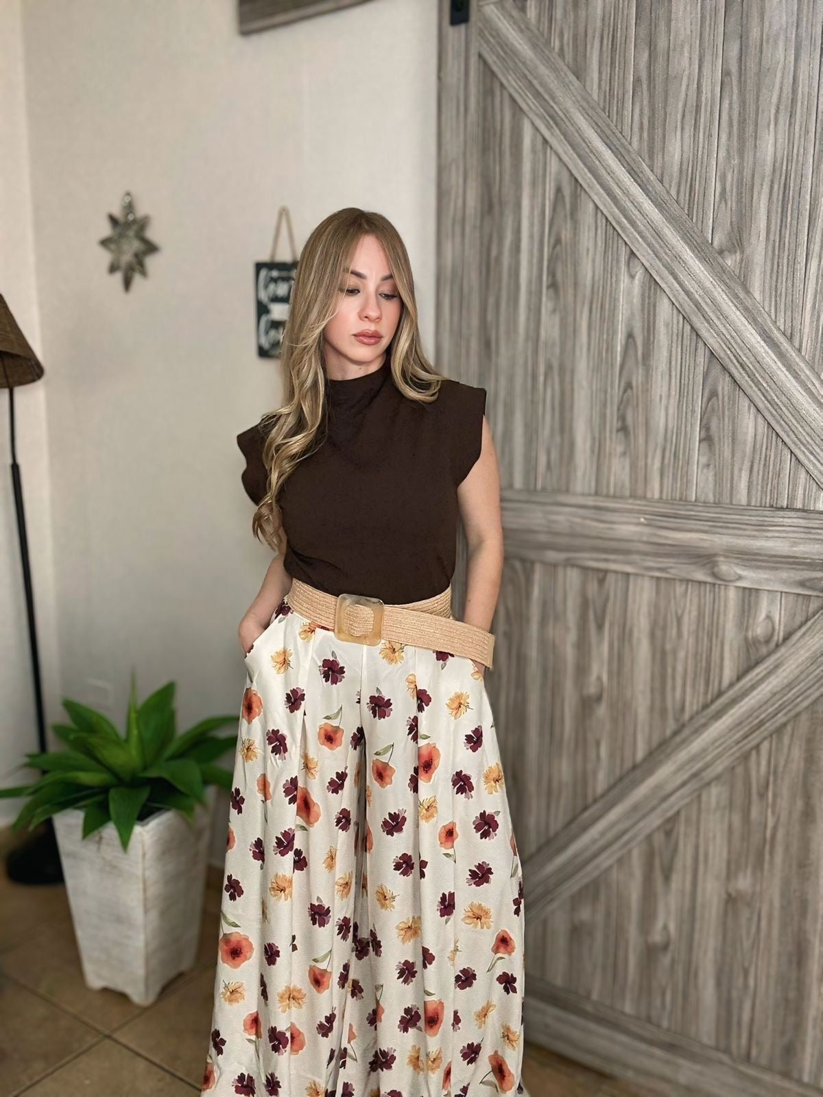 Floral palazzo Pant