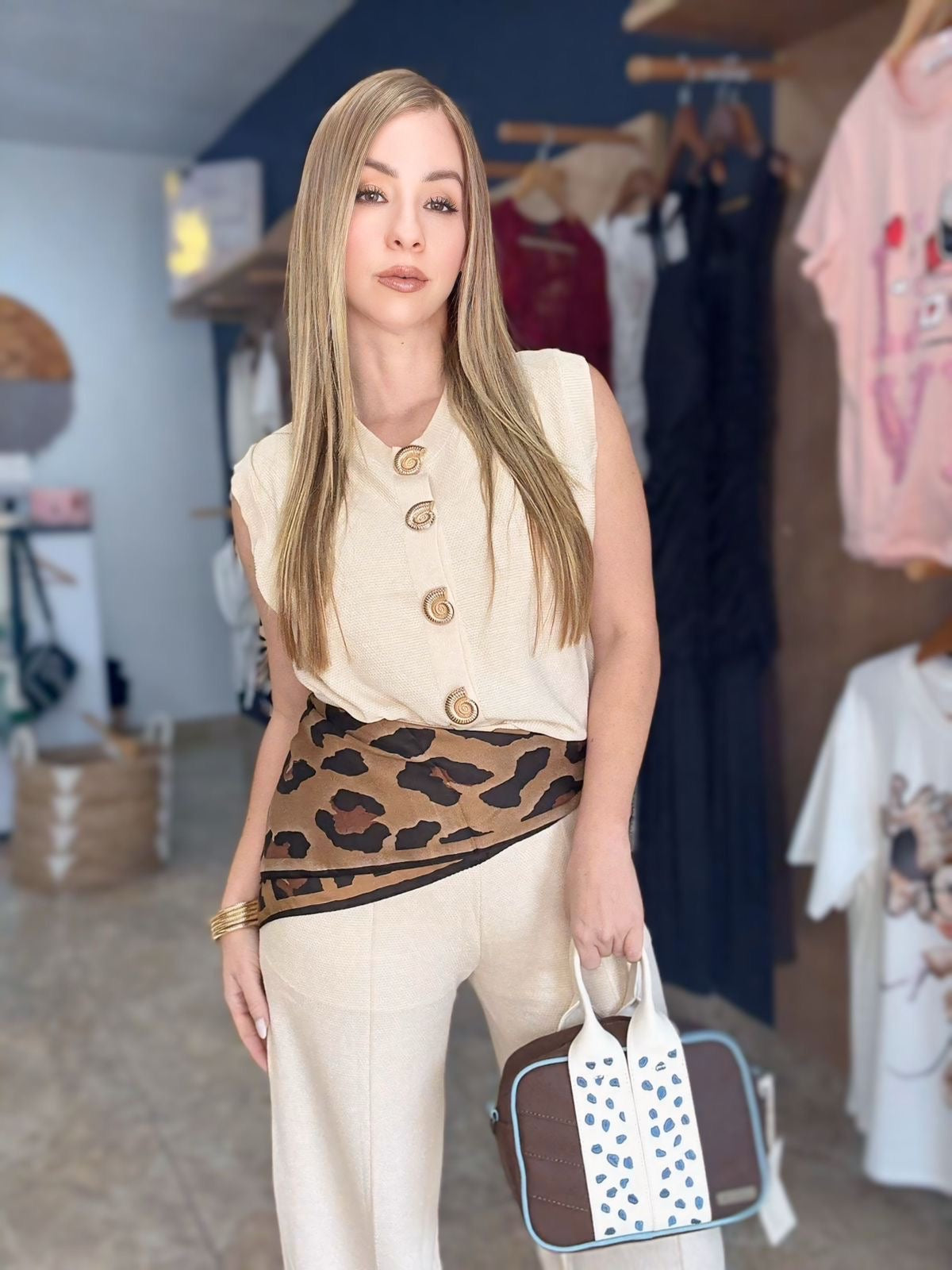 One size beige set