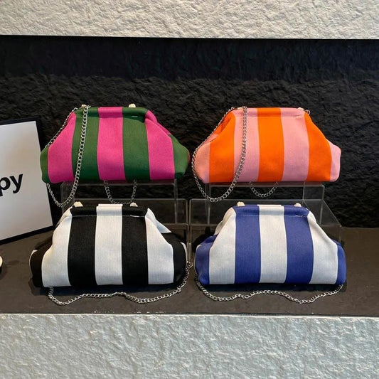 Stripe trendy Bag