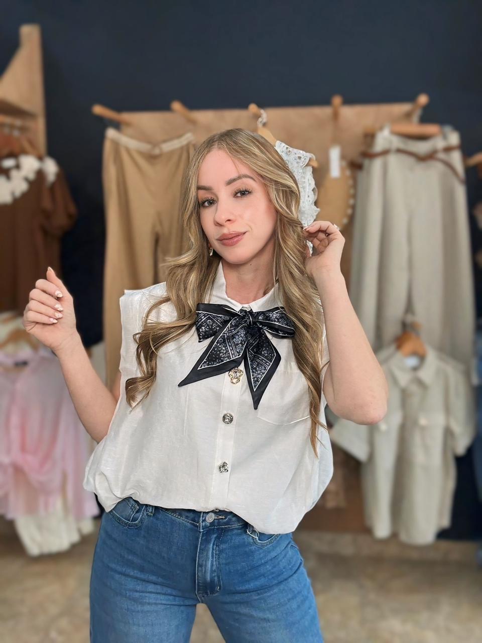Bubble Bow Top