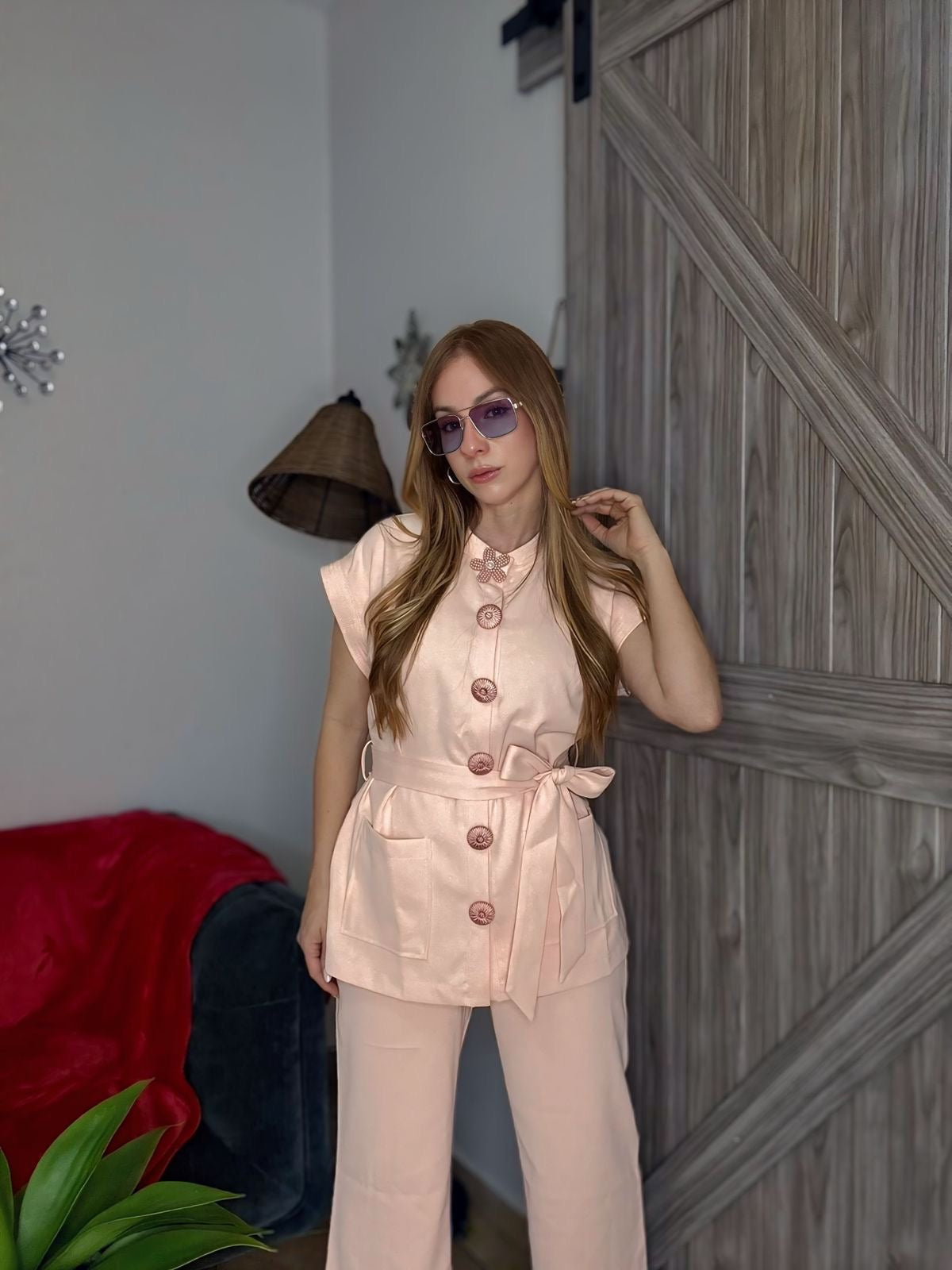 Business baby pink set