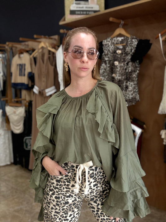Ruffle Italy Top
