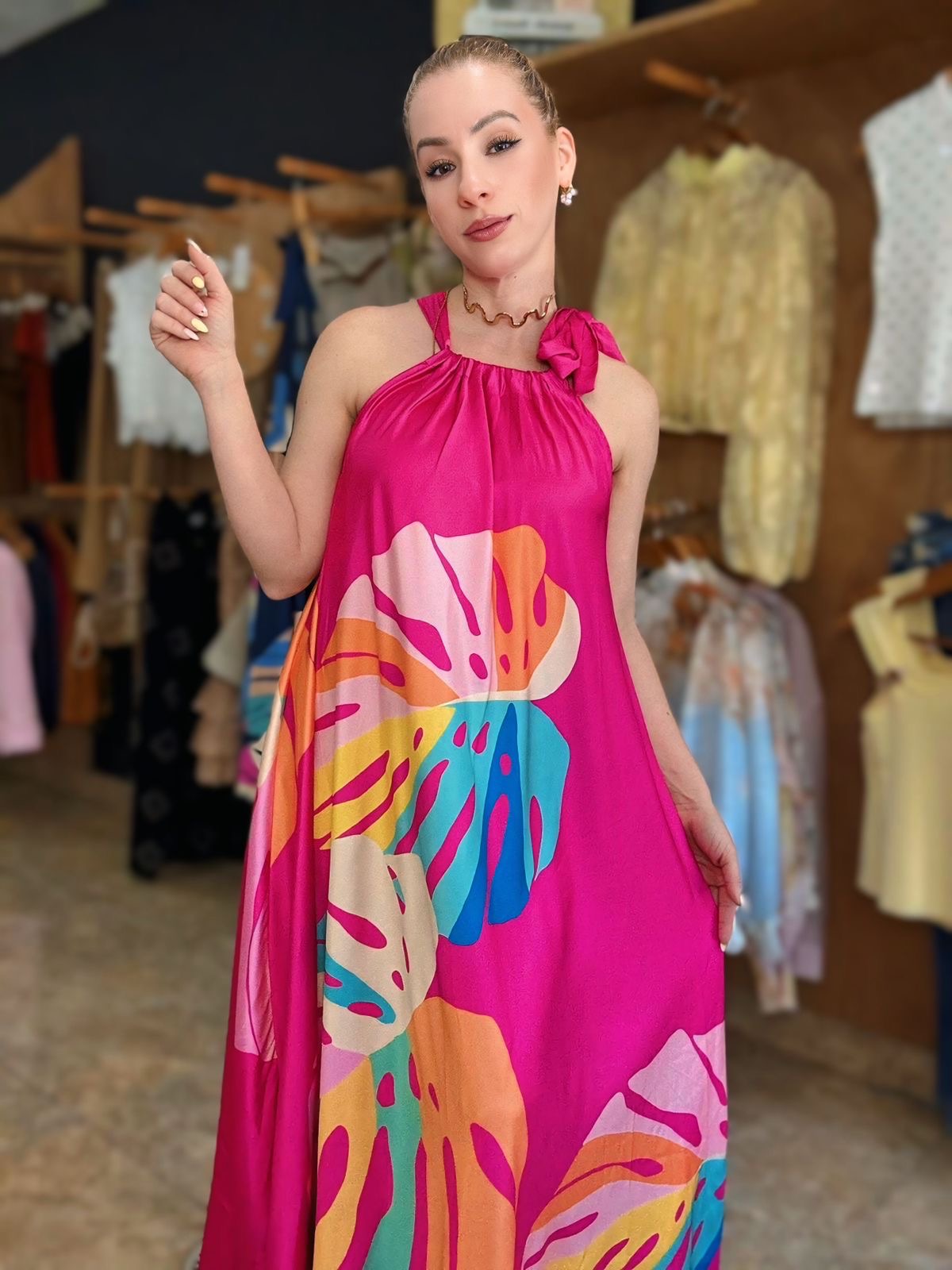 Italy floral Maxi