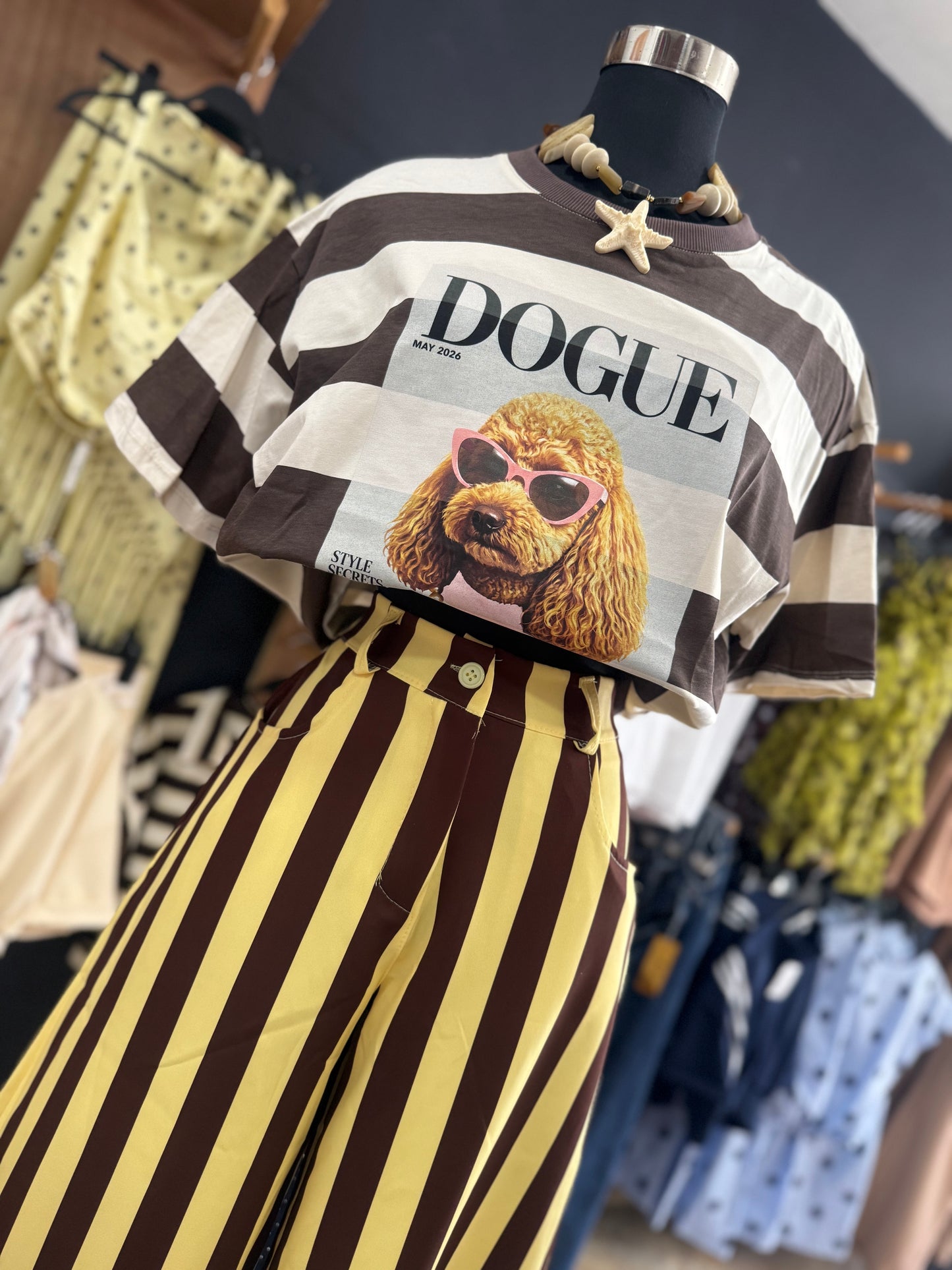 Puddle Stripe Tshirt (One Size )