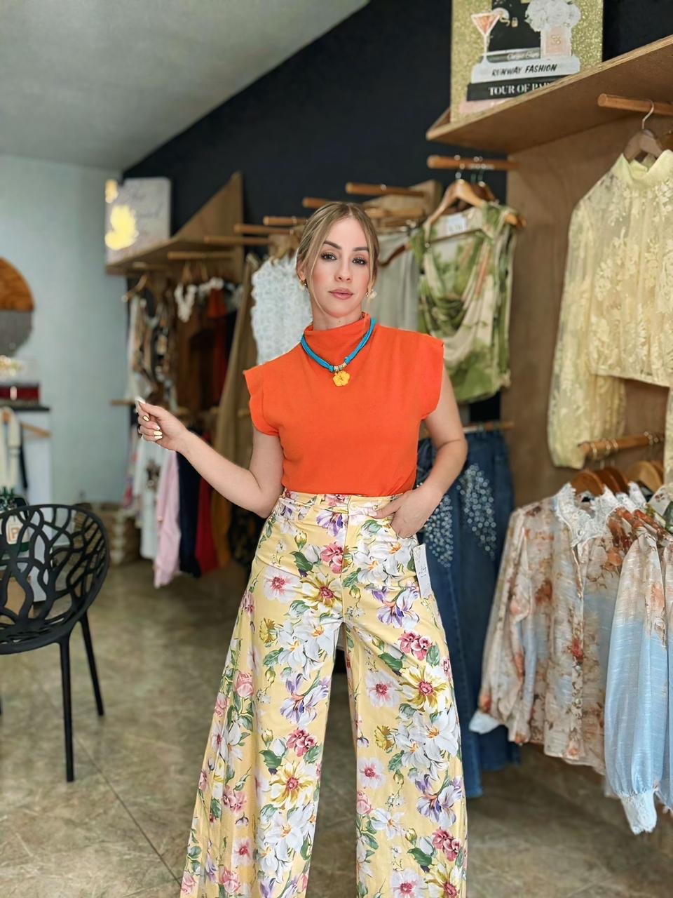 Basic Top Orange