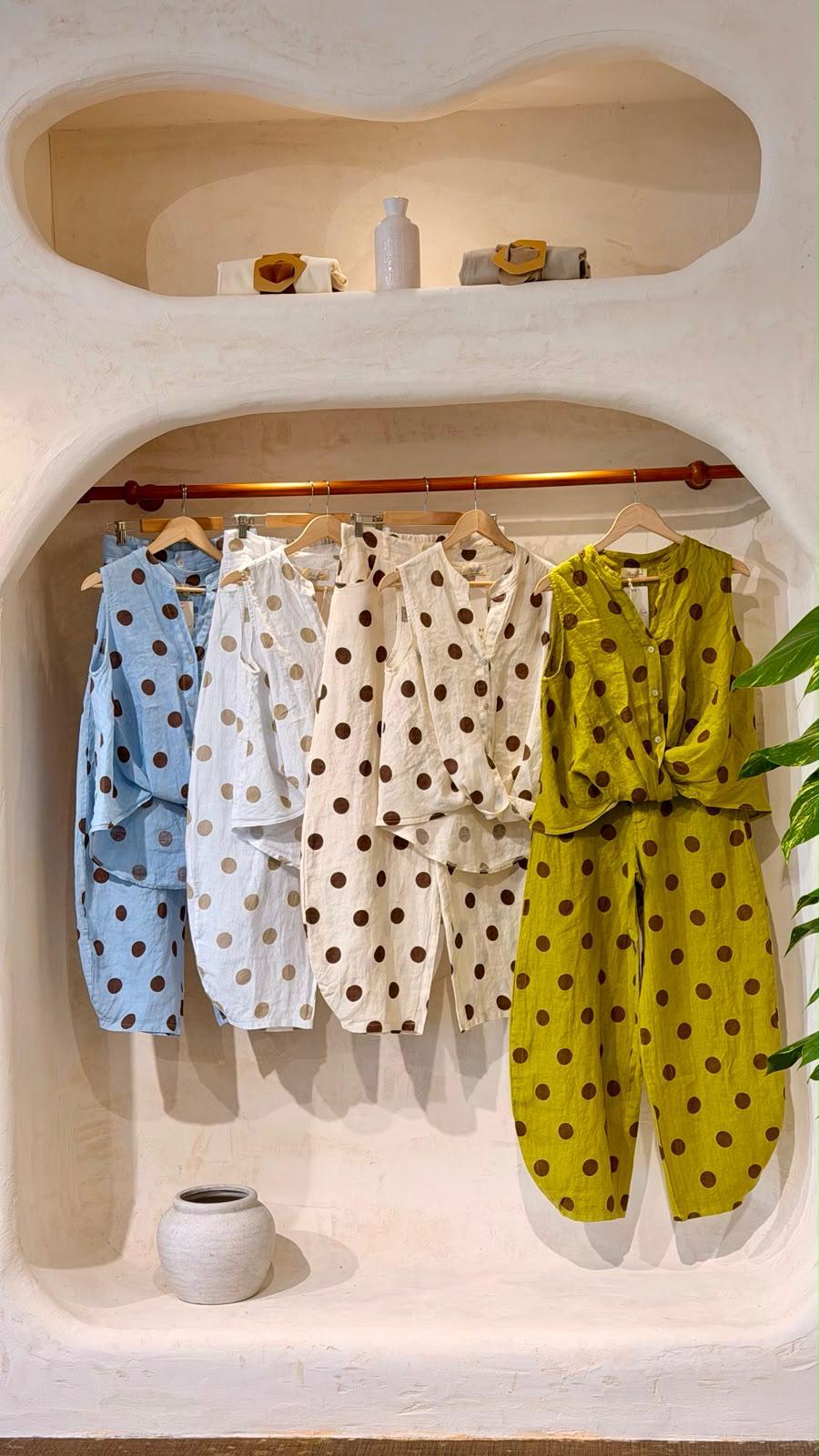 Polka Italy Linen set