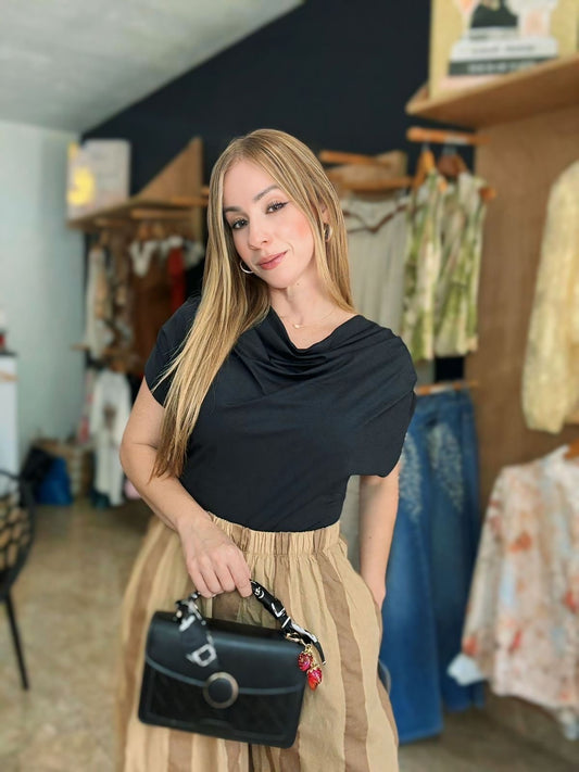 Black licra top