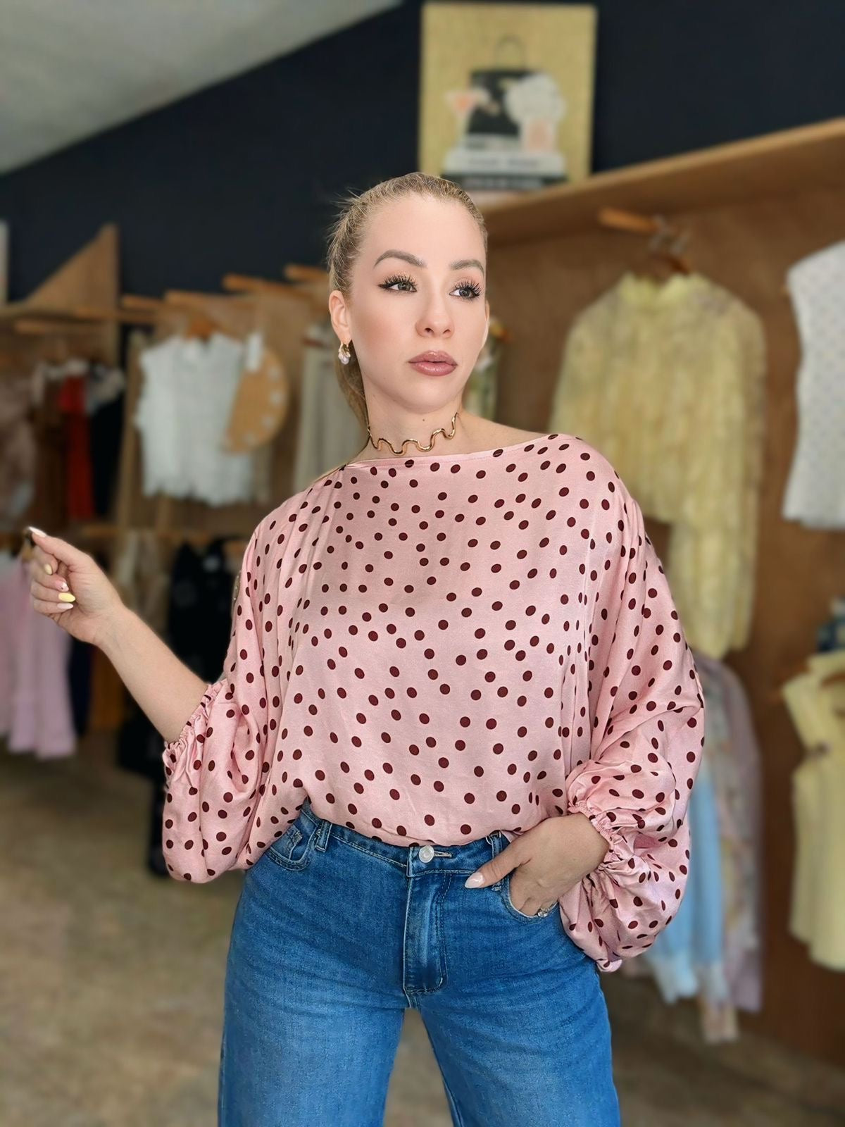 Polka One Size Italy top