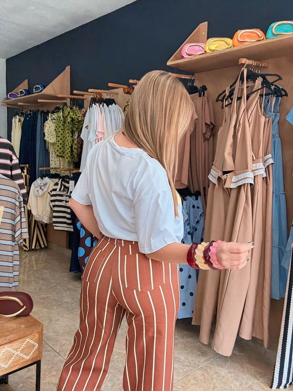 Denim Stripe pants