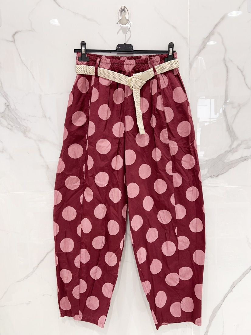 Italy Polka Joggers
