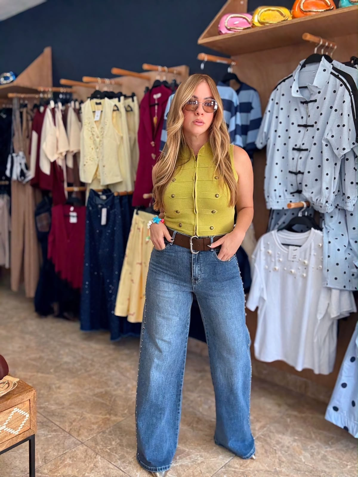 Jeans with Belt
