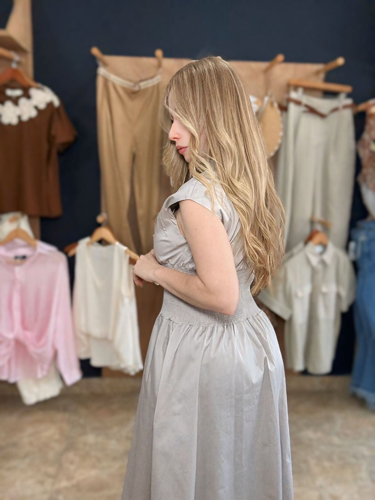 Middi Gray Dress