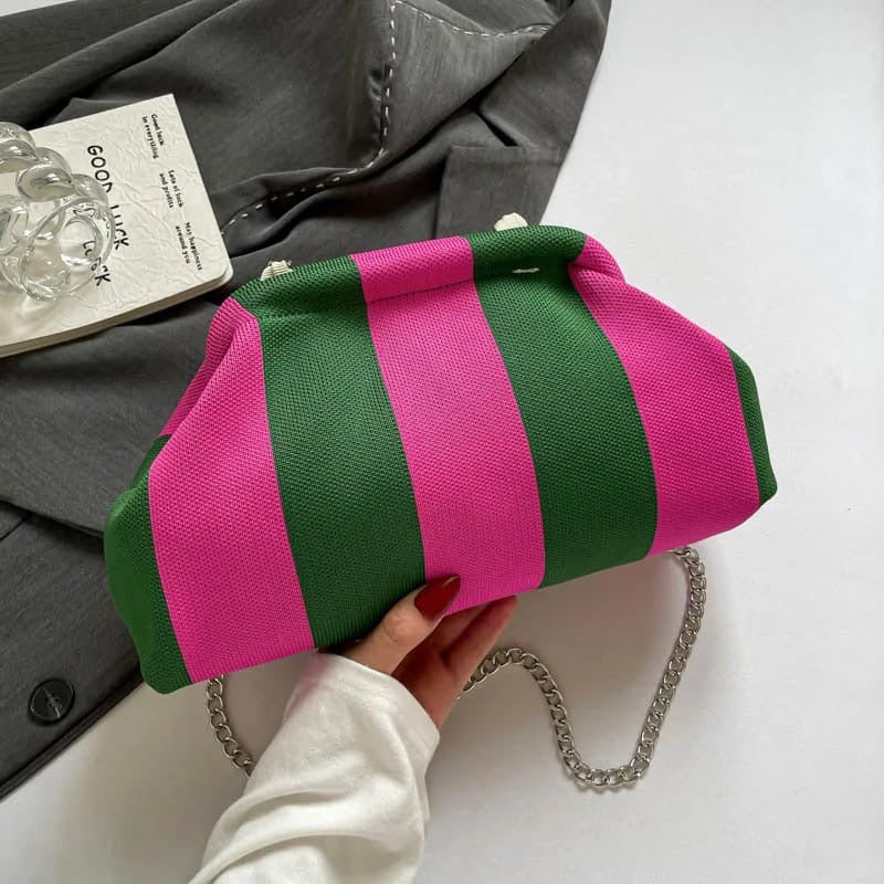 Stripe trendy Bag