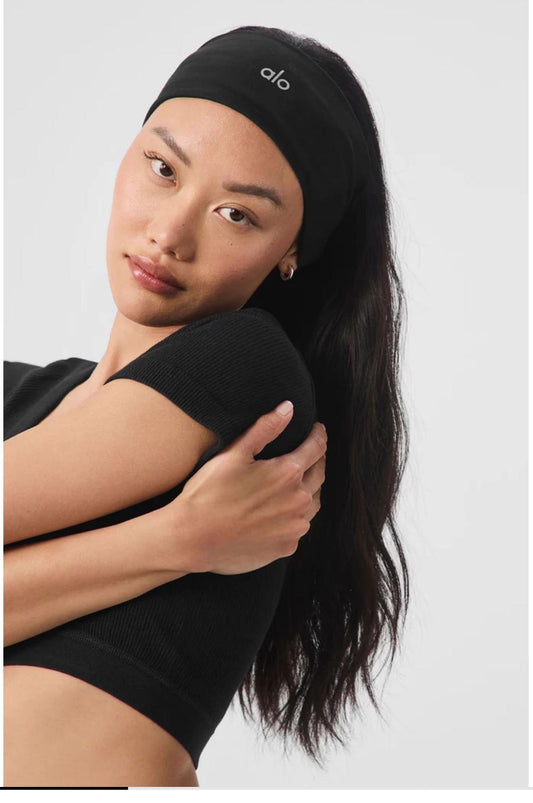 ALO  BLACK HEAD BAND