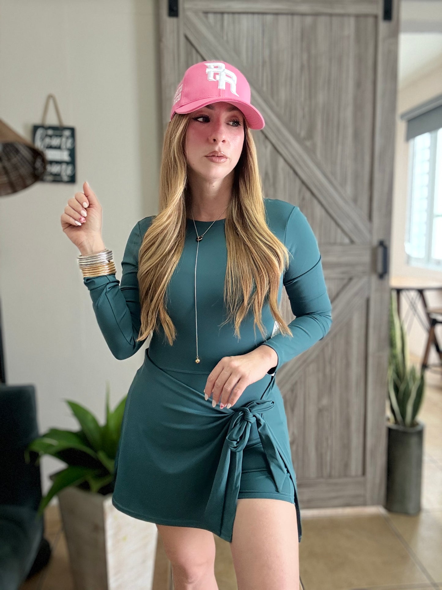 Vestido pantalón deportivo manga larga