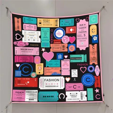 Pañuelo grande Estampado