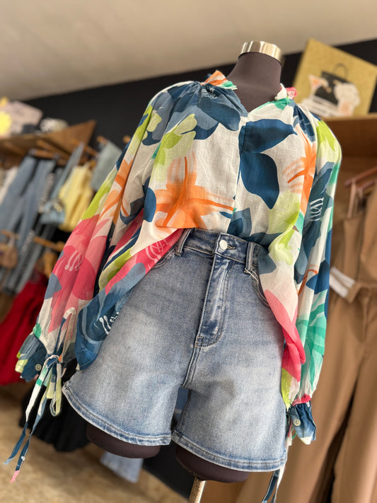 Italy Print Top