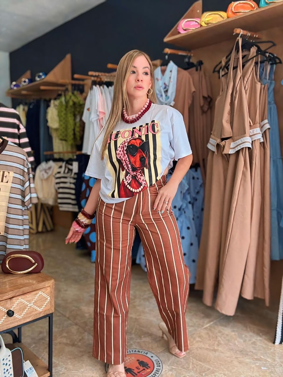Denim Stripe pants