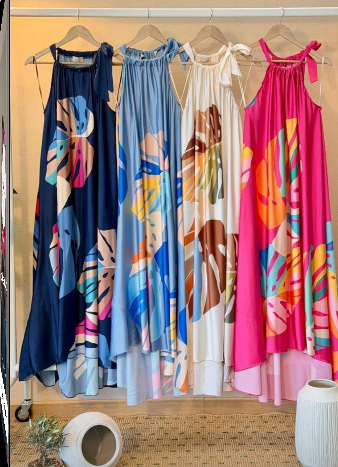 Italy floral Maxi