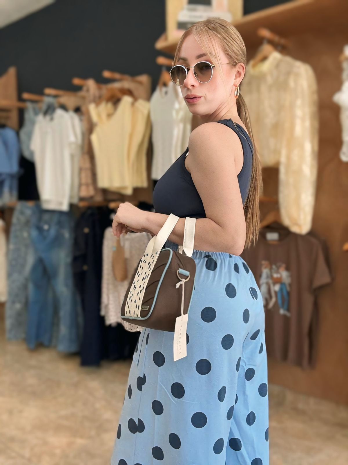 Blue Polka Dots Pant