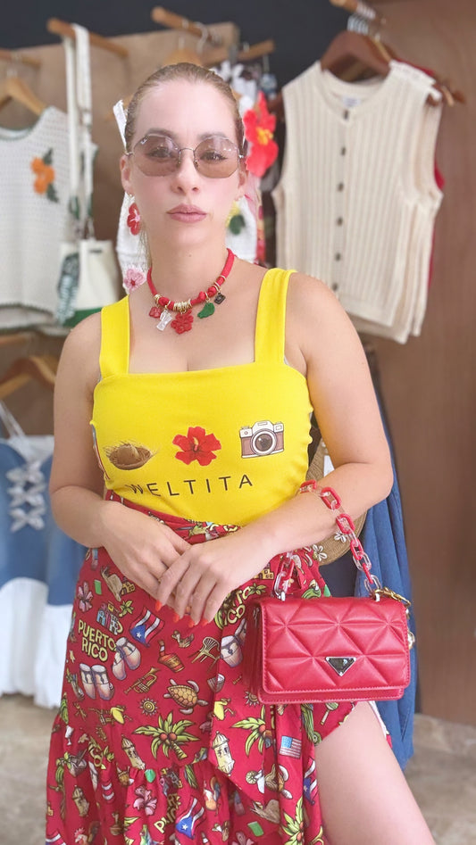 Weltita Crop top 🇵🇷🌺📸