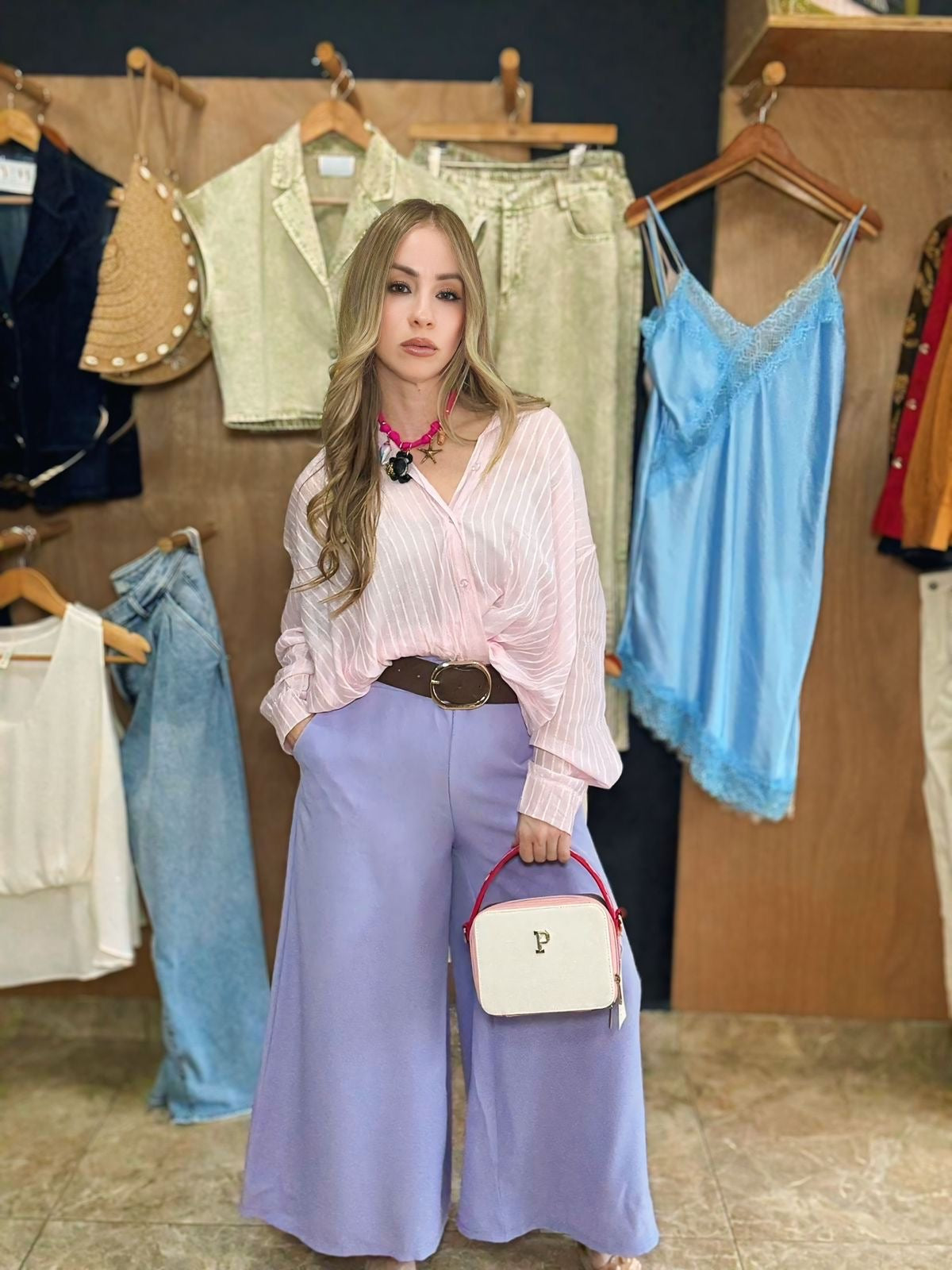 Pant With Belt