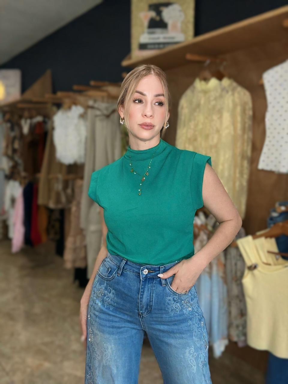 Basic Top Teal