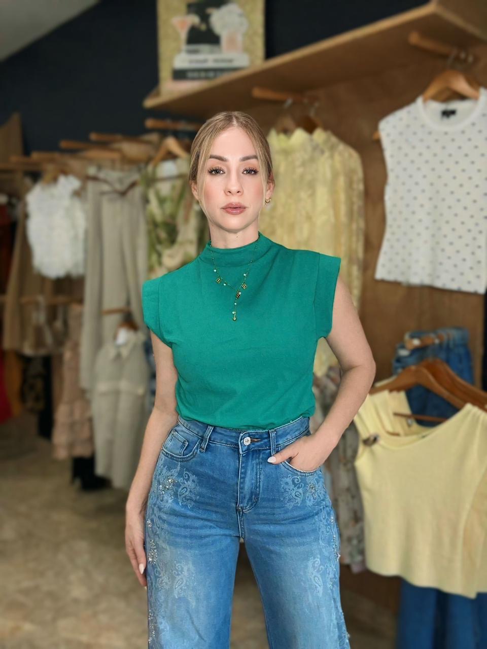 Basic Top Teal