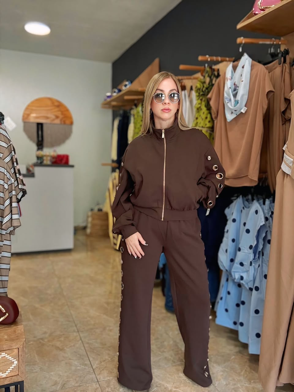 Brown & Gold Set